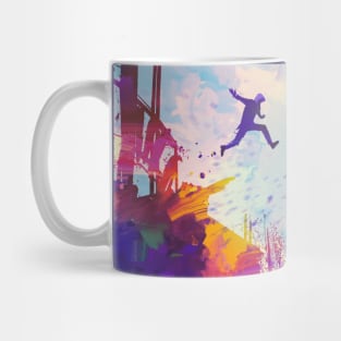 Parkour Free Running Urban Obstacle Course Mug